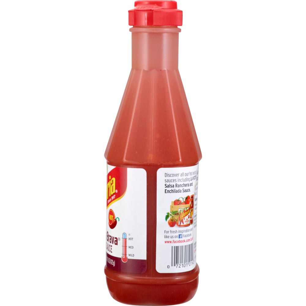 slide 2 of 3, LA VICTORIA SALSA BRAVA Hot Sauce, 15 oz
