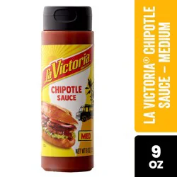 LA VICTORIA Medium Chipotle Sauce, NET WT 9 OZ (255g)