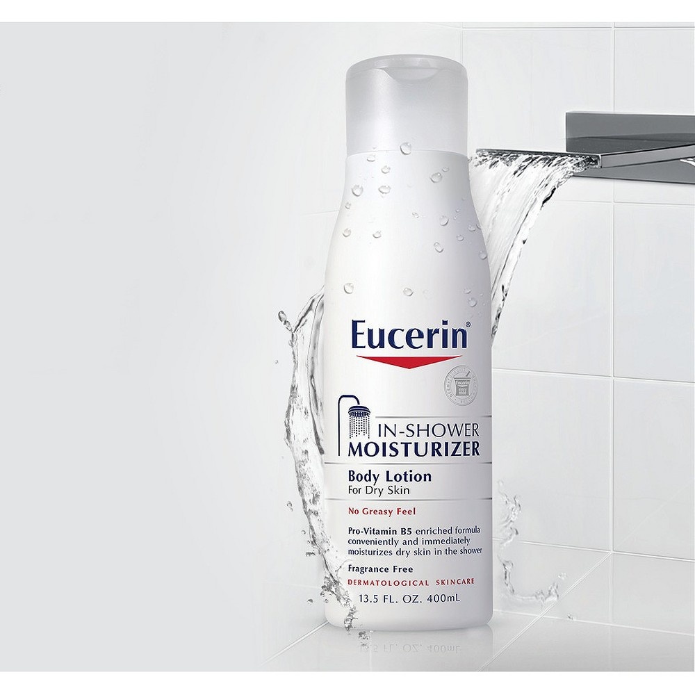 slide 3 of 7, Eucerin In Shower Moisturizer, 13.5 oz