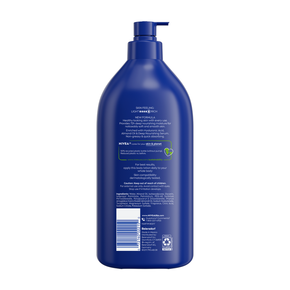 slide 6 of 6, Nivea Essentially Enriched Body Lotion Value Size 33.8 fl oz, 33.8 fl oz