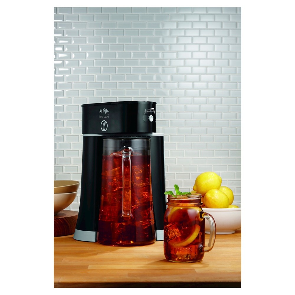 slide 3 of 7, Mr. Coffee Tea Cafe Iced Tea Maker - Black, 1 ct