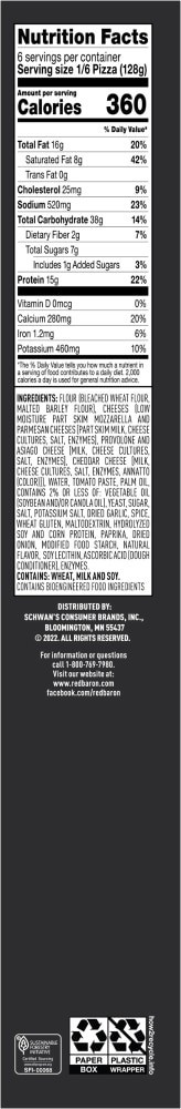 slide 2 of 3, Red Baron Fully Loaded Five Cheese Frozen Pizza - 27.13oz, 27.13 oz