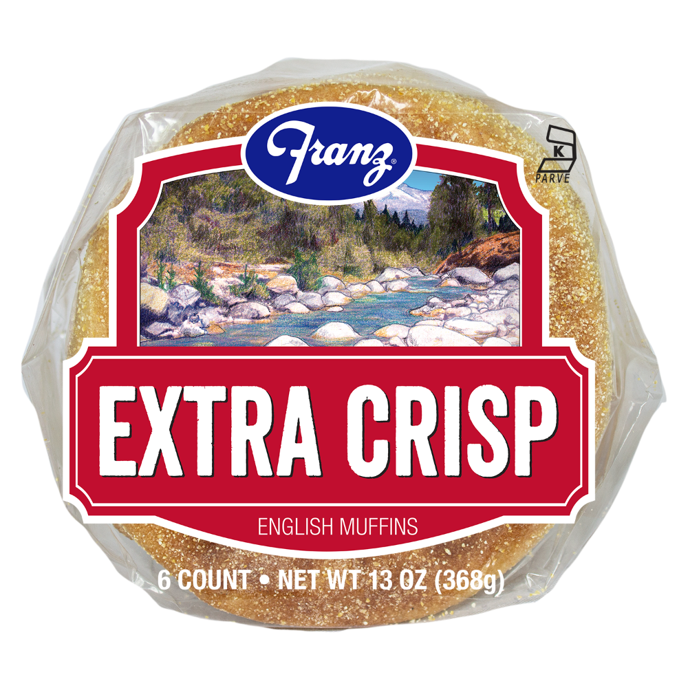 slide 2 of 5, Franz Extra Crisp English Muffins 16oz, 16 oz