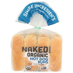Naked Bread Organic Hot Dog Buns