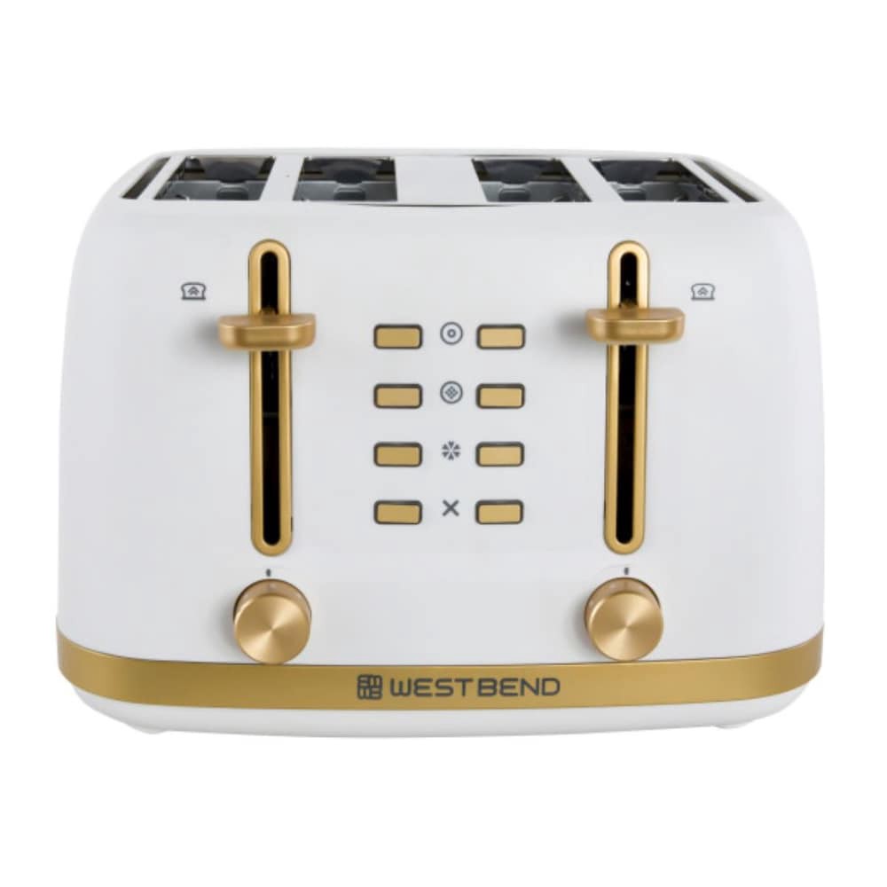 slide 3 of 5, Westbend 4 Slice Toaster - White, 1 ct