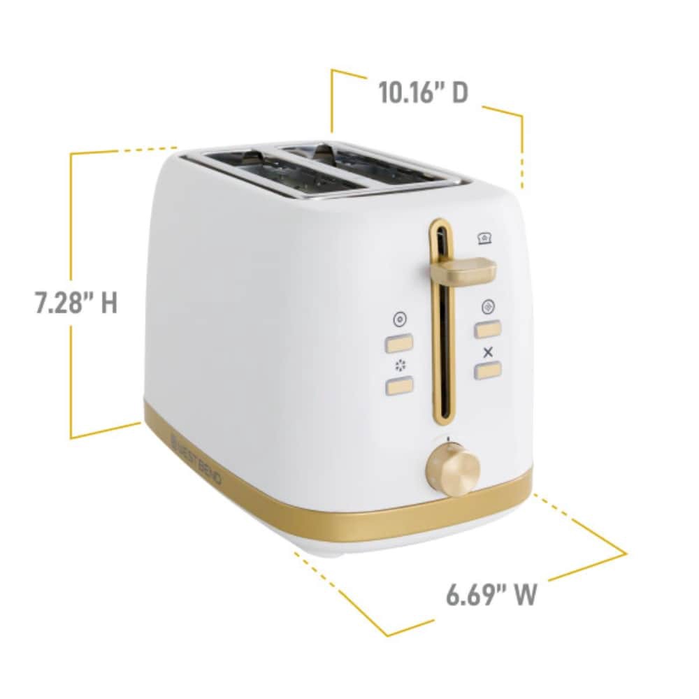 slide 4 of 6, Westbend 2 Slice Toaster - White, 1 ct