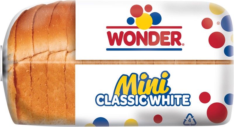 slide 4 of 5, Wonder Mini Classic White Loaf, 12 oz