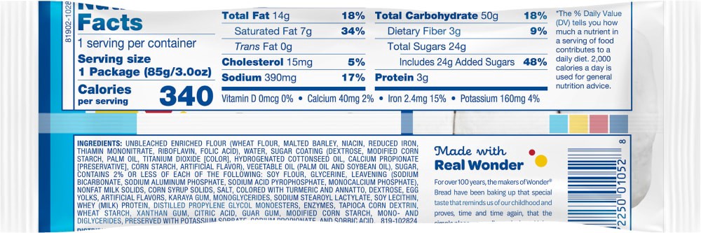 slide 2 of 2, Wonder® Powdered Sugar Mini Donuts, 6 ct; 3 oz