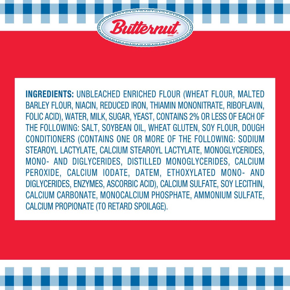 slide 2 of 6, Butternut Large White Bread, Sandwich Bread, 20 oz Loaf, 20 oz