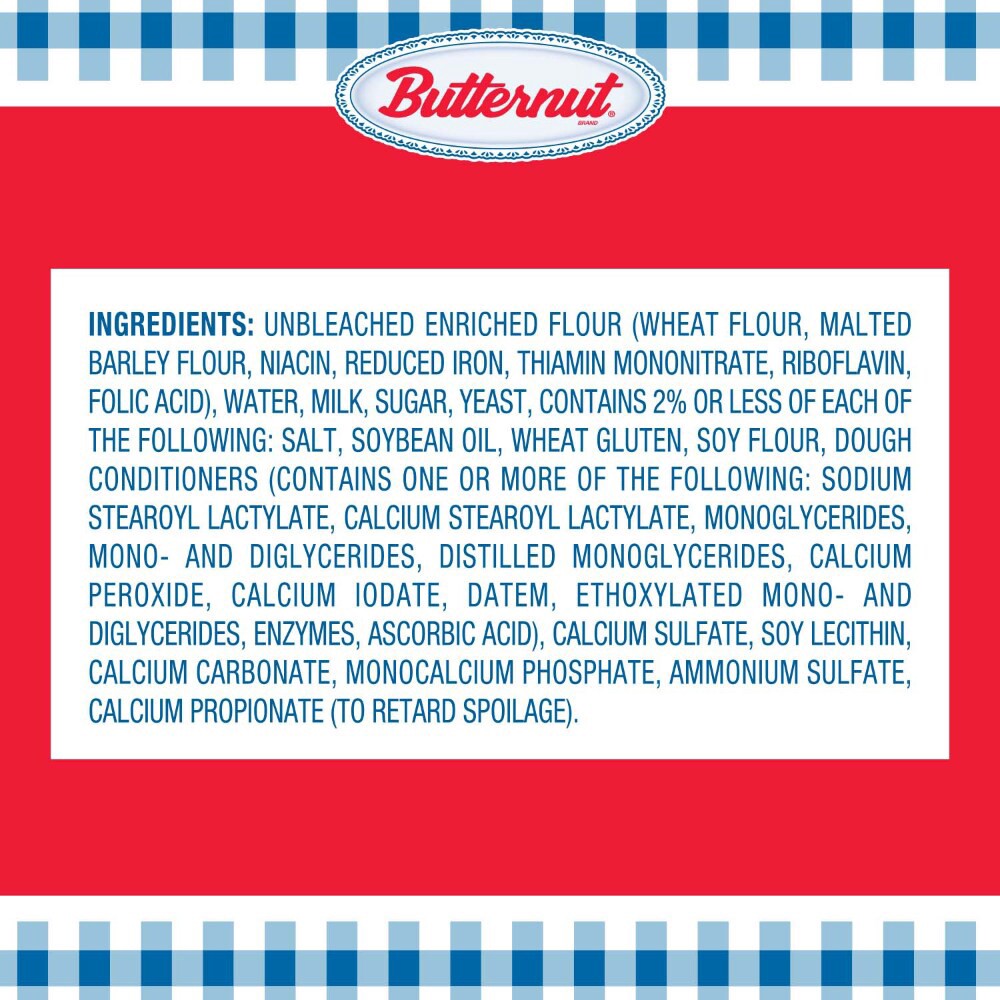 slide 2 of 6, Butternut Large White Bread, Sandwich Bread, 20 oz Loaf, 20 oz