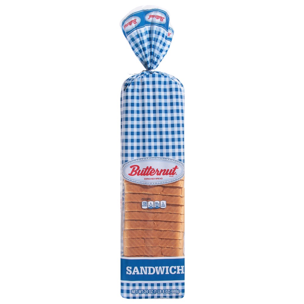 slide 3 of 4, Butternut White Sandwich Bread, 24 oz
