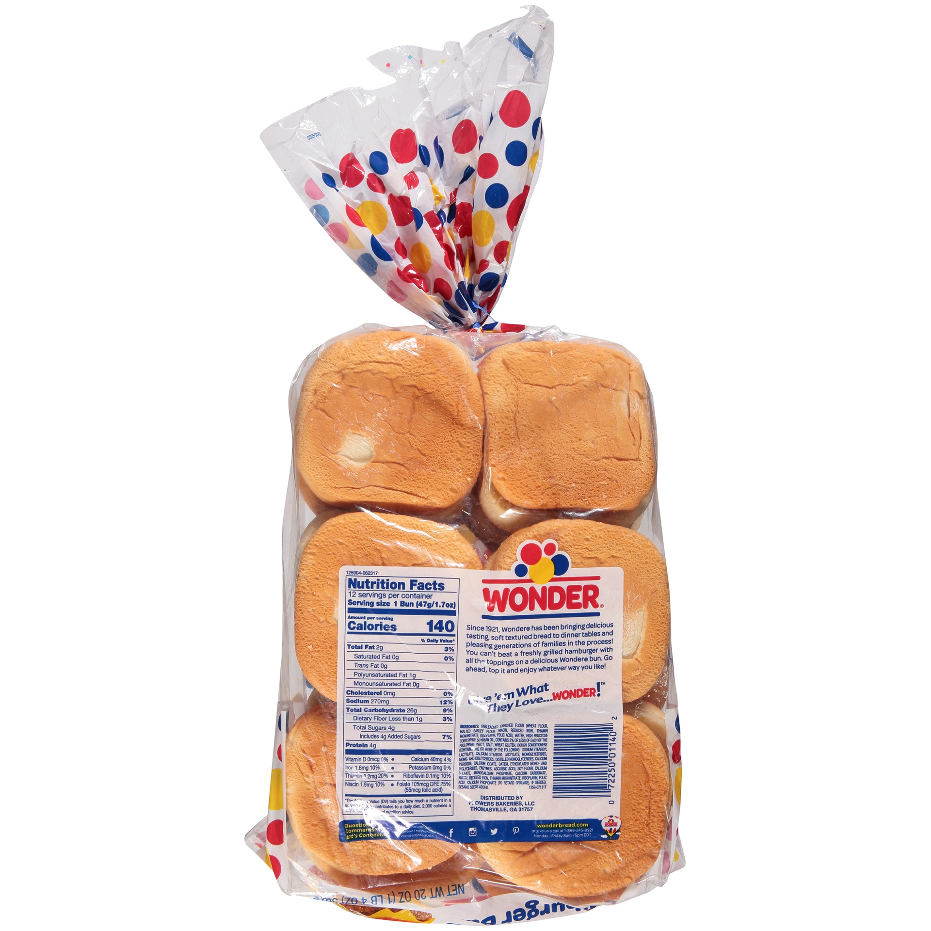 slide 8 of 8, Wonder Extra Soft Classic Hamburger Buns 12 ea, 12 ct