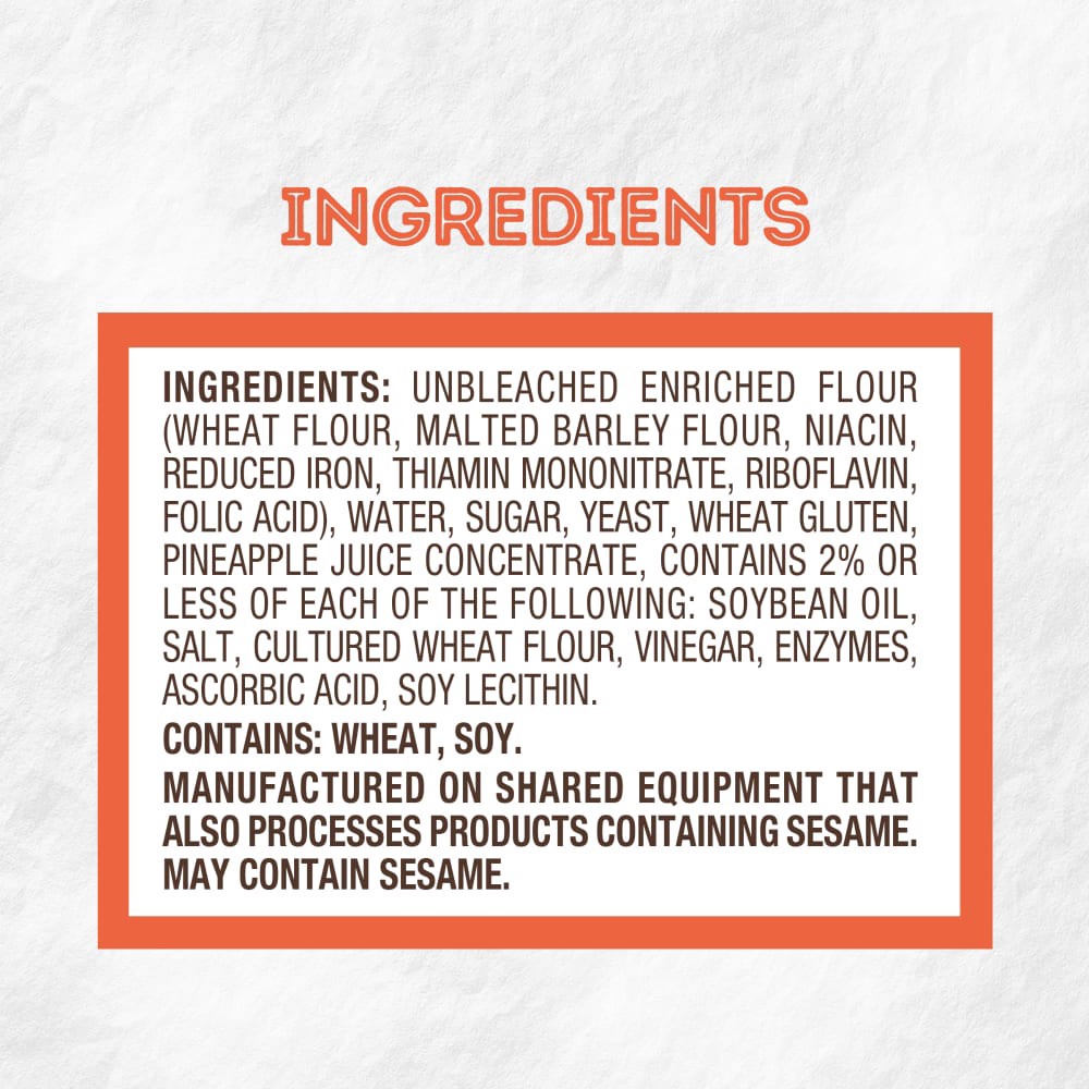 slide 4 of 6, Nature's Own Hawaiian, Small Loaf Size, Sliced Hawaiian Bread, 12 oz Loaf, 12 oz