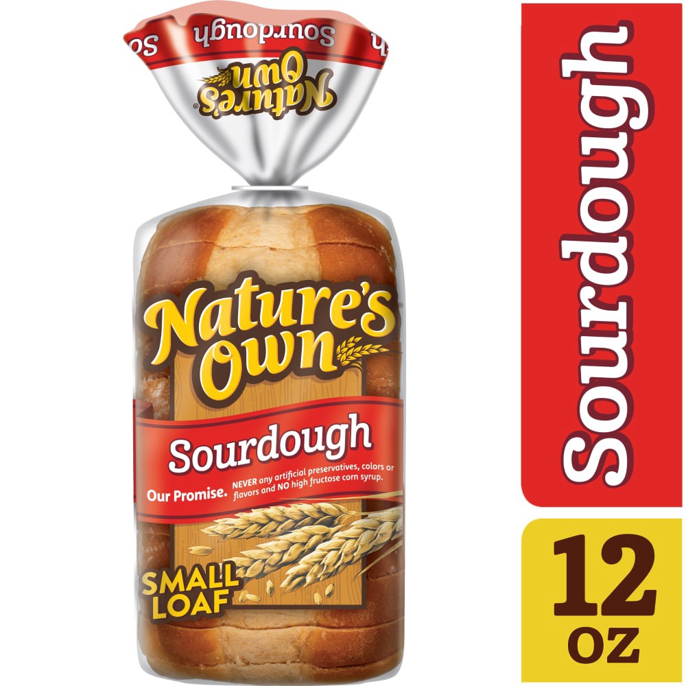 slide 6 of 6, Nature's Own Bread, Sourdough, Small Loaf, 12 oz