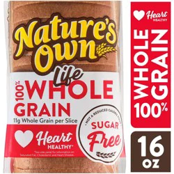 Nature's Own Bread, Sugar Free, 100% Whole Grain