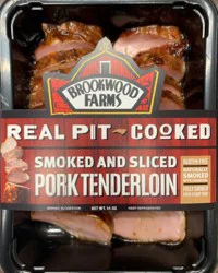 Brookwood Farms Real Pit Cooked Smoked and Sliced Pork Tenderloin