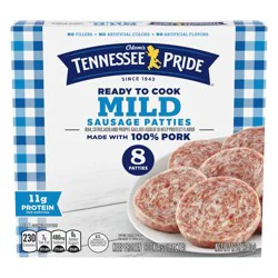 Odom's Tennessee Pride Mild Sausage Patties 8 ea