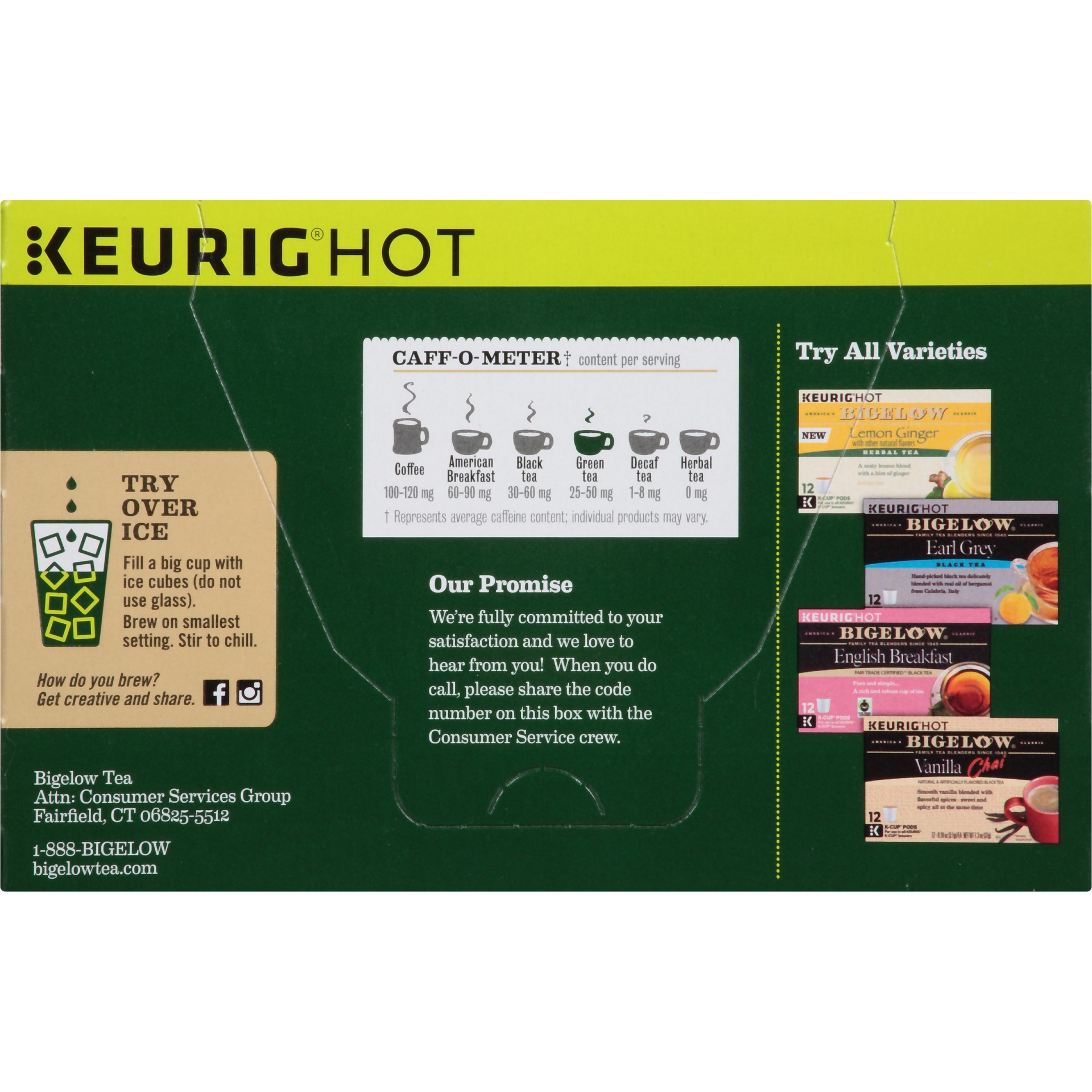 slide 6 of 7, Bigelow K-Cup Pods Classic Green Tea - 12 ct, 12 ct