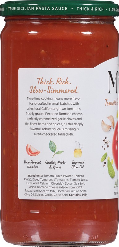 slide 5 of 5, Mid's Tomato & Roasted Garlic Pasta Sauce 28 oz, 28 oz