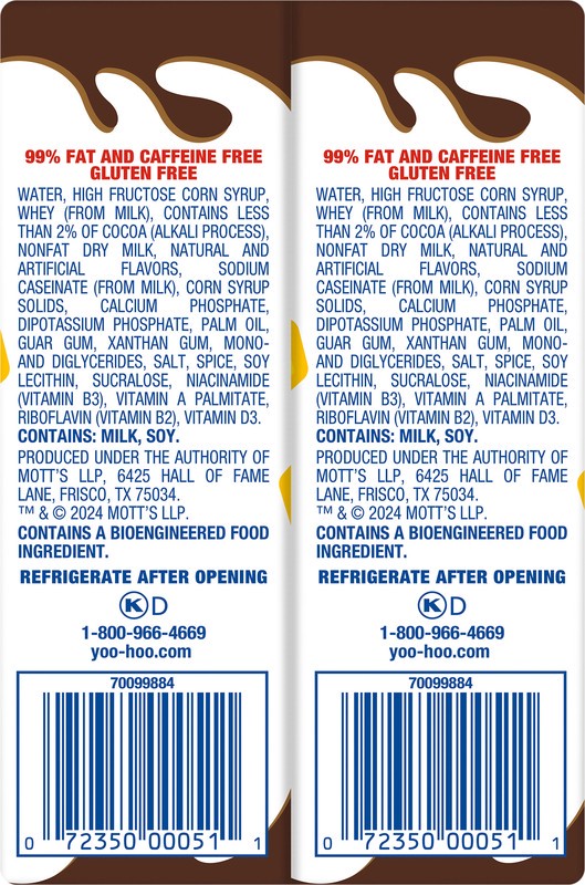 slide 5 of 5, Yoo-hoo Cookies and Cream Drink, 6.5 fl oz boxes, 8 pack, 8 ct