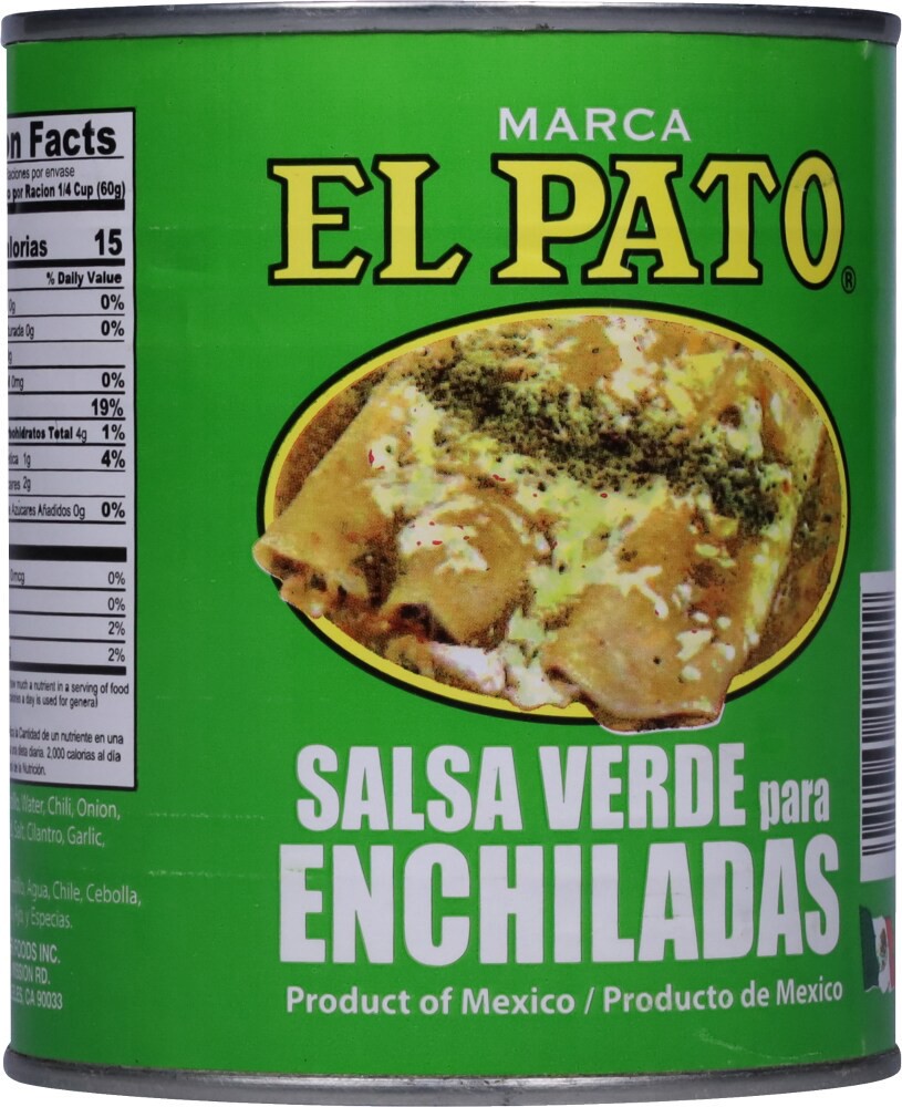 slide 2 of 3, El Pato The Original Green Enchilada Sauce 28 oz, 28 oz