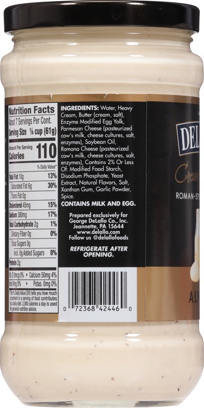 slide 2 of 5, DeLallo Alfredo Sauce, 15 oz