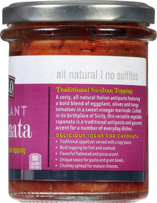 slide 2 of 5, DeLallo Eggplant Caponata, 6.7 oz