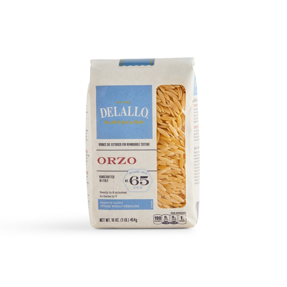 slide 4 of 5, DeLallo No. 65 Cut Orzo Artisanal Pasta,16 oz, 16 oz
