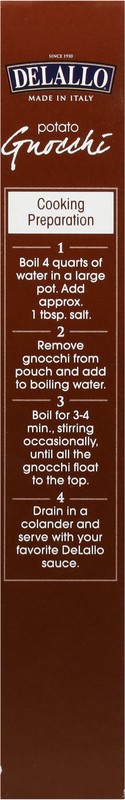 slide 5 of 5, Potato Gnocchi, 16 oz