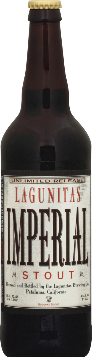 slide 4 of 4, Lagunitas Imperial Stout Bottle, 22 oz