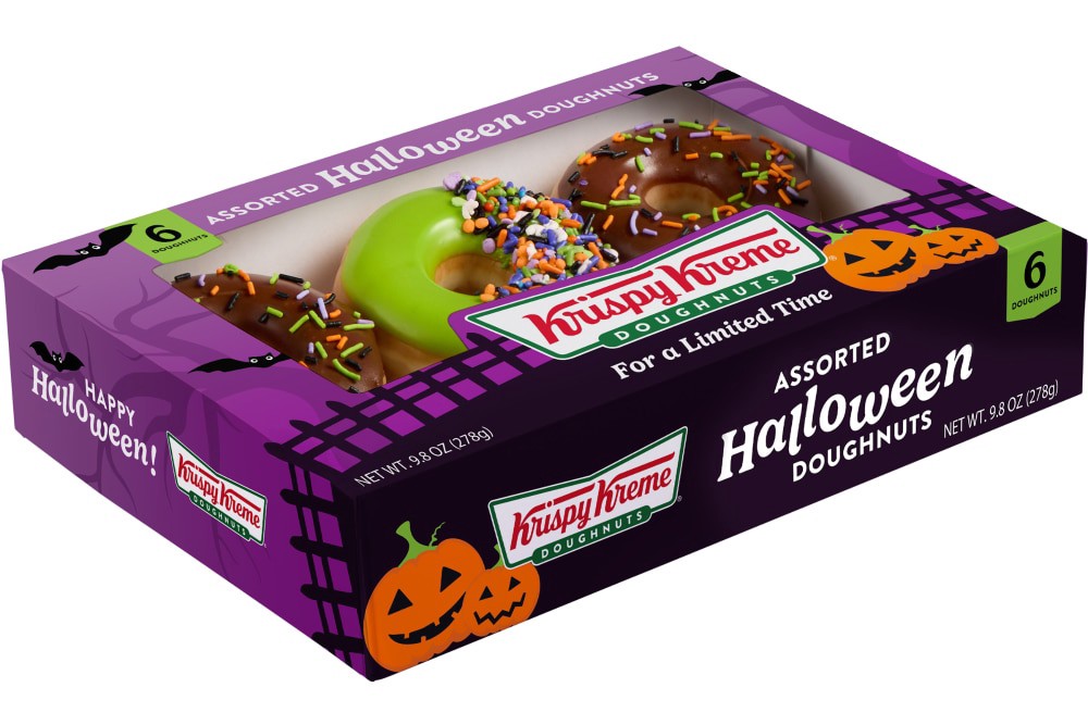 slide 6 of 6, Krispy Kreme Halloween 6 Count - 9.8 Oz, 9.8 oz