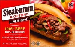 Steak-umm Sliced Steaks 14 ea