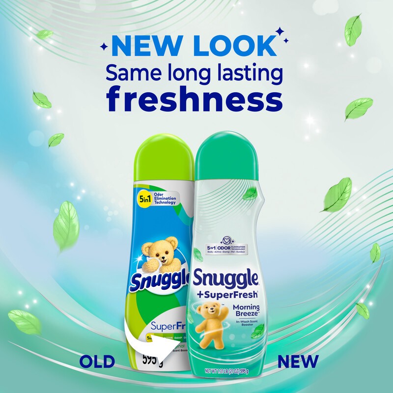 slide 3 of 5, Snuggle Super Fresh In-Wash Scent Booster, 21 oz