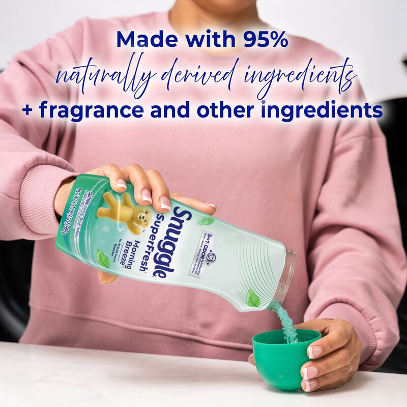 slide 5 of 5, Snuggle Super Fresh In-Wash Scent Booster, 21 oz