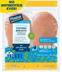 PERDUE SHORTCUTS Individually Sealed Boneless Skinless Chicken Breasts