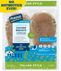 PERDUE PERFECT PORTIONS Italian Style Boneless Skinless Chicken Breasts