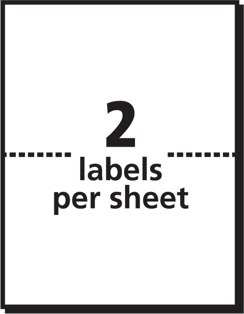 slide 3 of 6, Avery Trueblock Permanent Shipping Labels, 40 ct