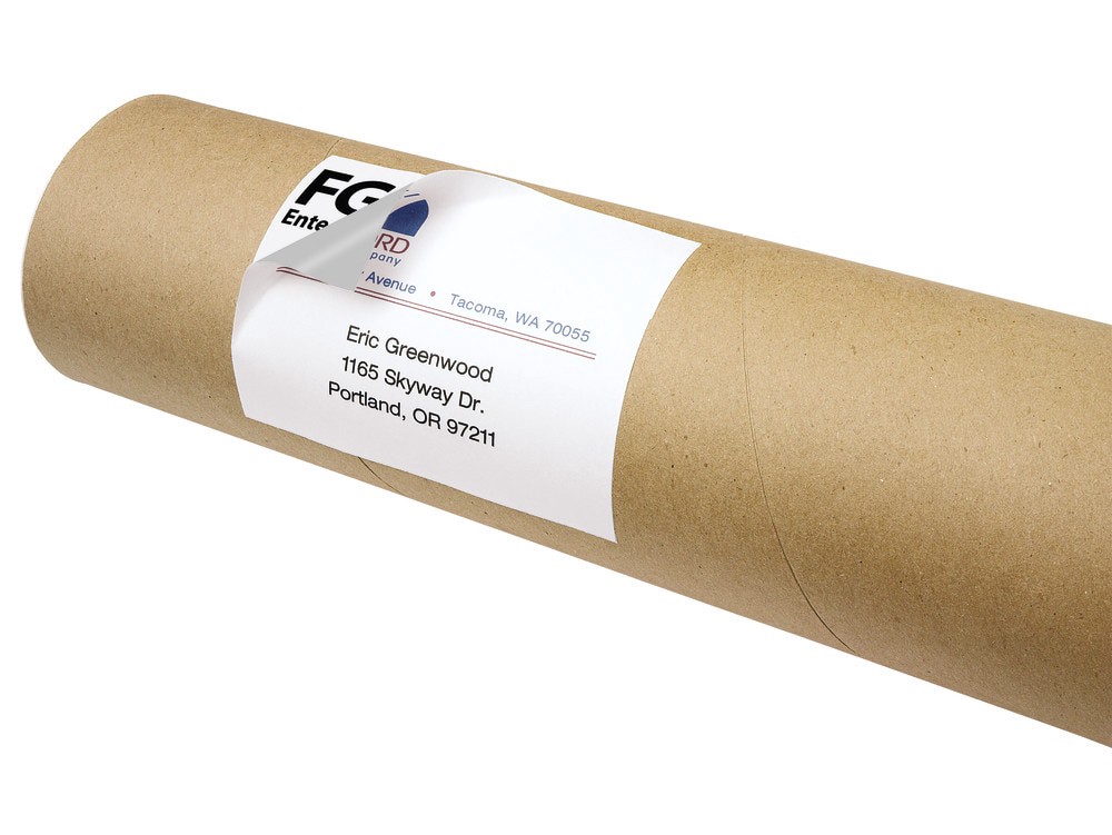 slide 4 of 6, Avery Trueblock Permanent Shipping Labels, 40 ct