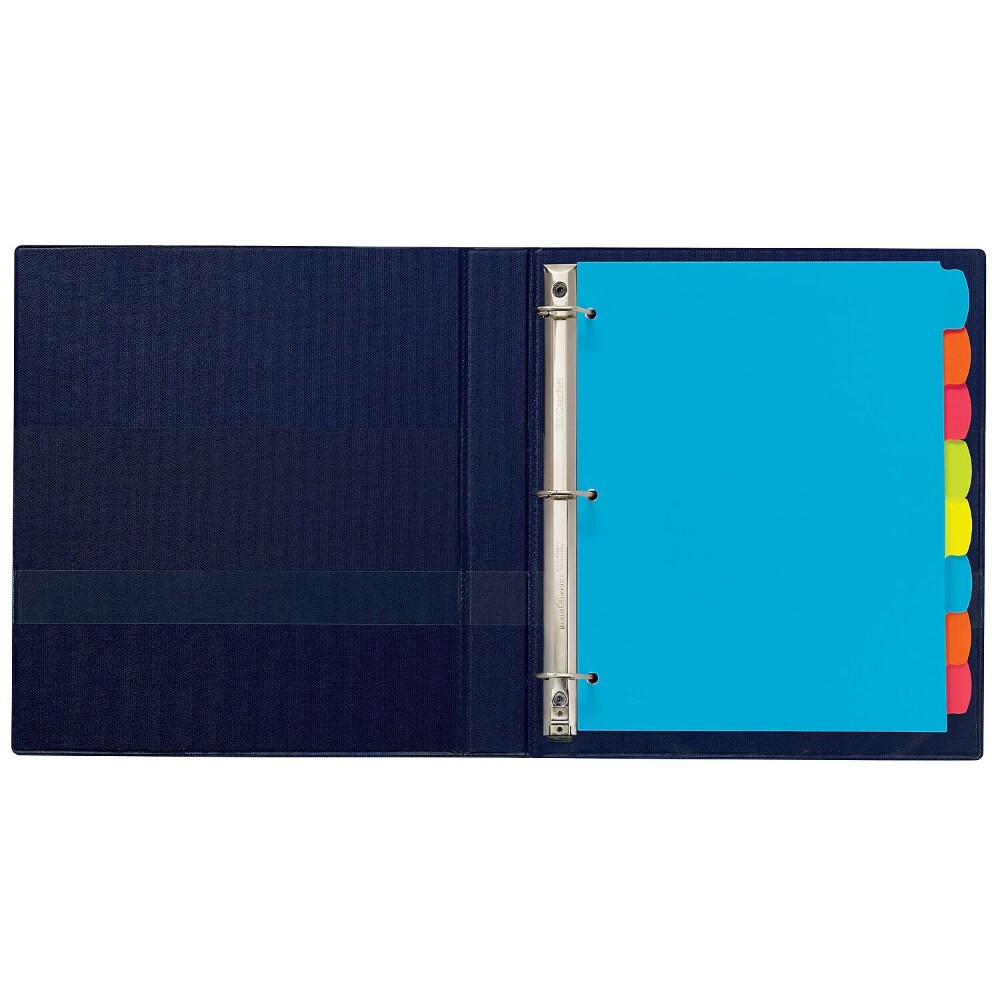 slide 3 of 6, Avery Big Tab Write & Erase Durable Plastic Dividers, 8 1/2'' X 11'', Multicolor, 8-Tab, 1 ct