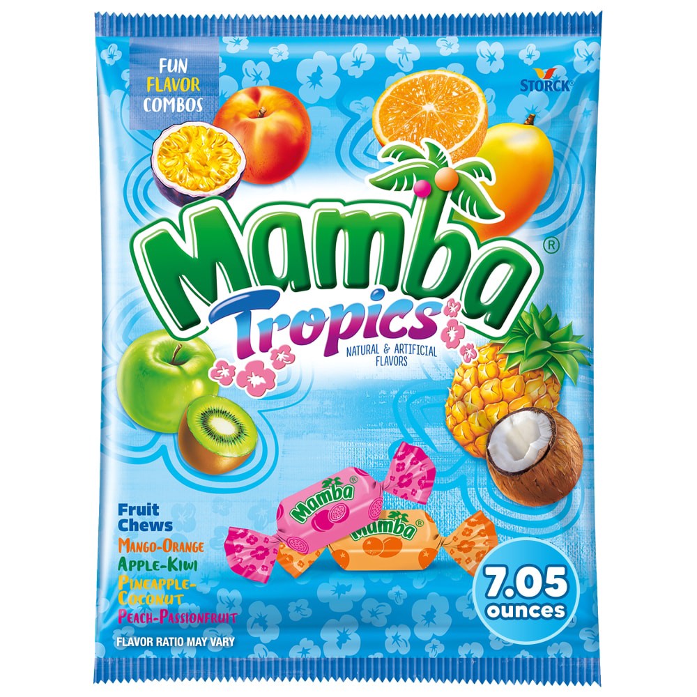 Mamba Tropics Assorted Fruit Chews 7.05 oz 7.05 oz Shipt