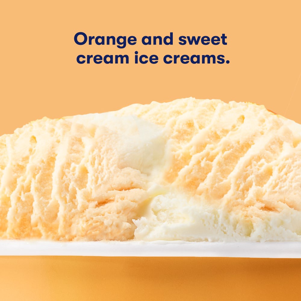 slide 4 of 5, Tillamook Orange & Cream Ice Cream 1.5 qt, 1.5 qt