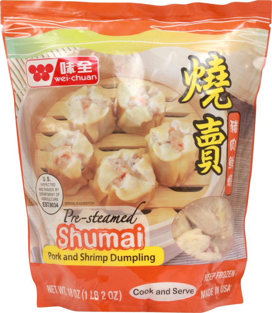 slide 3 of 3, Wei-Chuan Shumai Pre-Steamed Pork and Shrimp Dumpling 18 oz, 18 oz