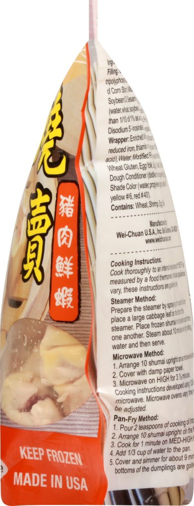 slide 2 of 3, Wei-Chuan Shumai Pre-Steamed Pork and Shrimp Dumpling 18 oz, 18 oz