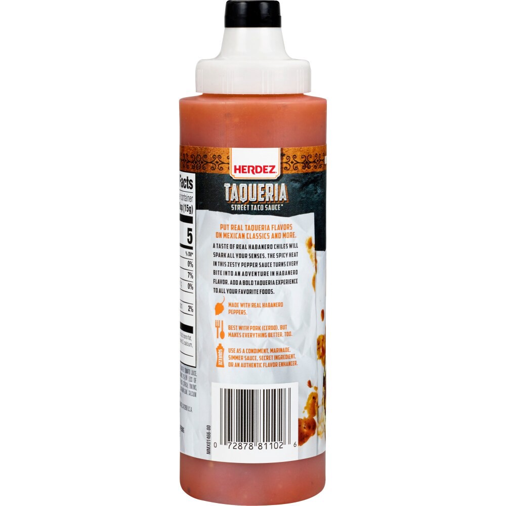 slide 3 of 5, Herdez TAQUERIA STREET SAUCE Habanero Hot, 9 fl oz