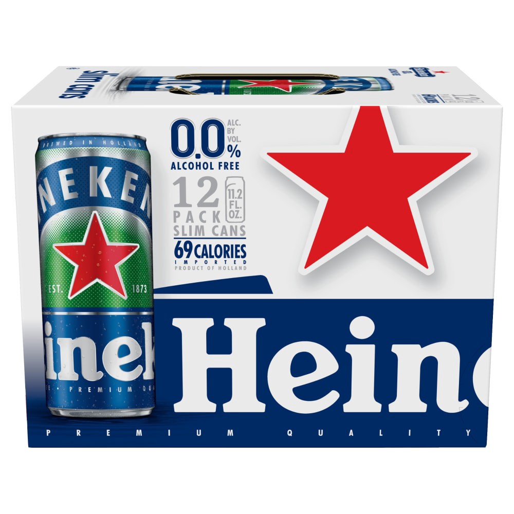 slide 2 of 3, Heineken 12 Pack Alcohol Free Beer 12 - 11.2 fl oz Cans, 12 ct