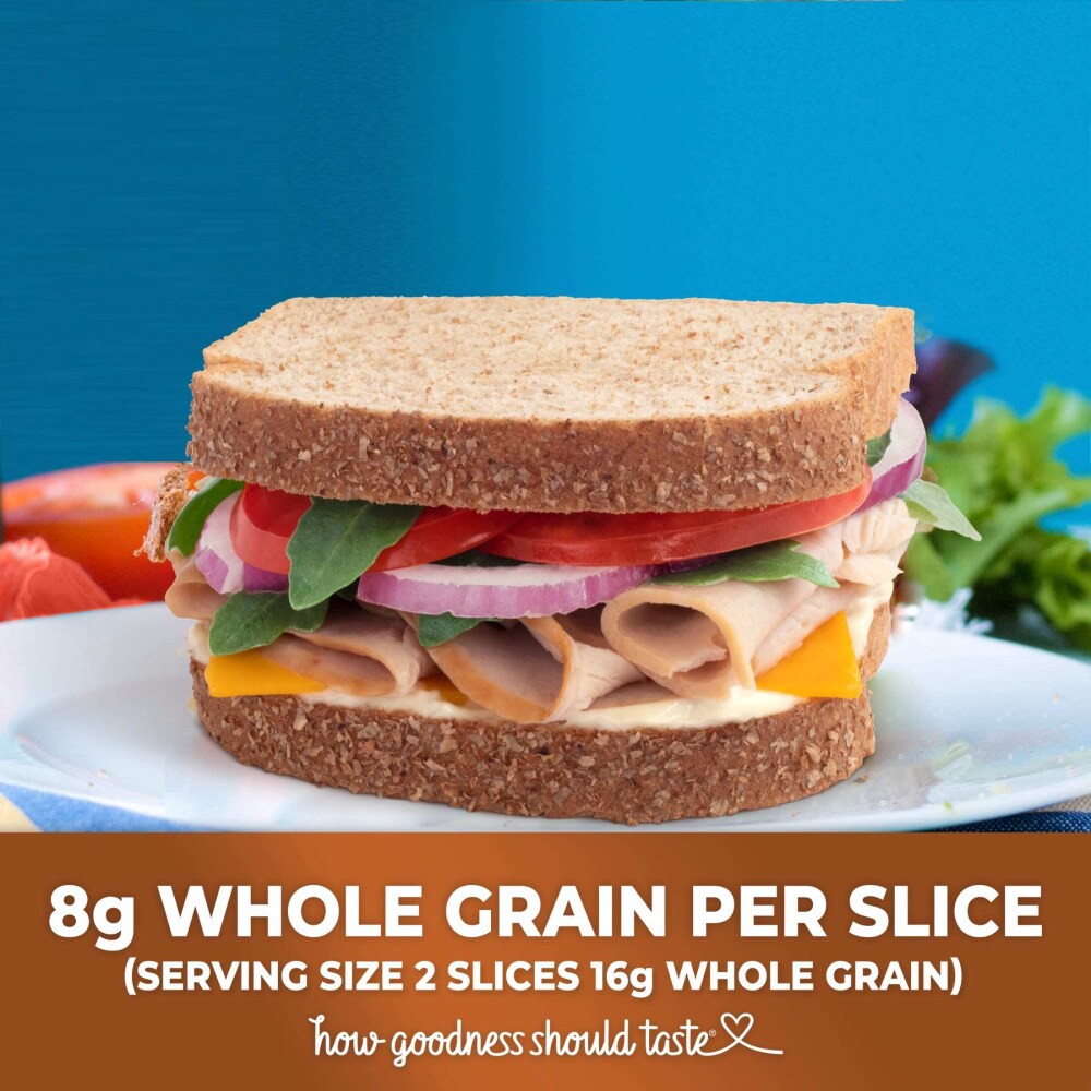 slide 3 of 5, Sara Lee Delightful Soft & Smooth Wheat Bread, 15 oz, Whole Wheat Bread Wheat Bread, Bag, 15 oz