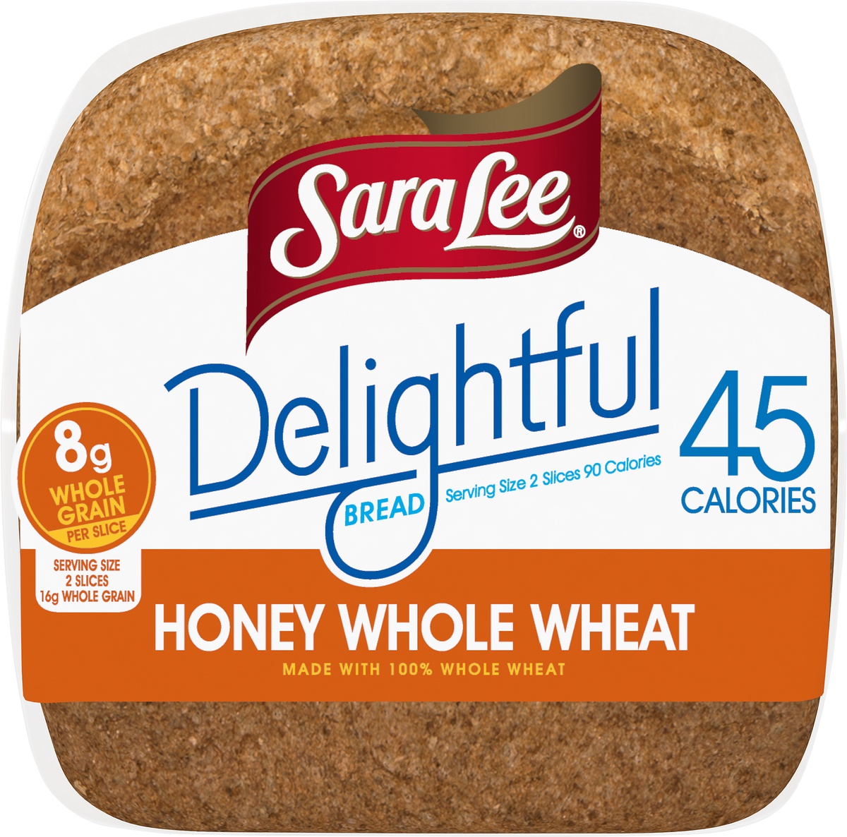 Sara Lee Delightful 100% Whole Wheat with Honey Bread - 20oz