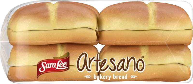 slide 5 of 5, Sara Lee Artesano Bakery Bread Hawaiian Bakery Buns, 8 count, 19 oz, 8 ct