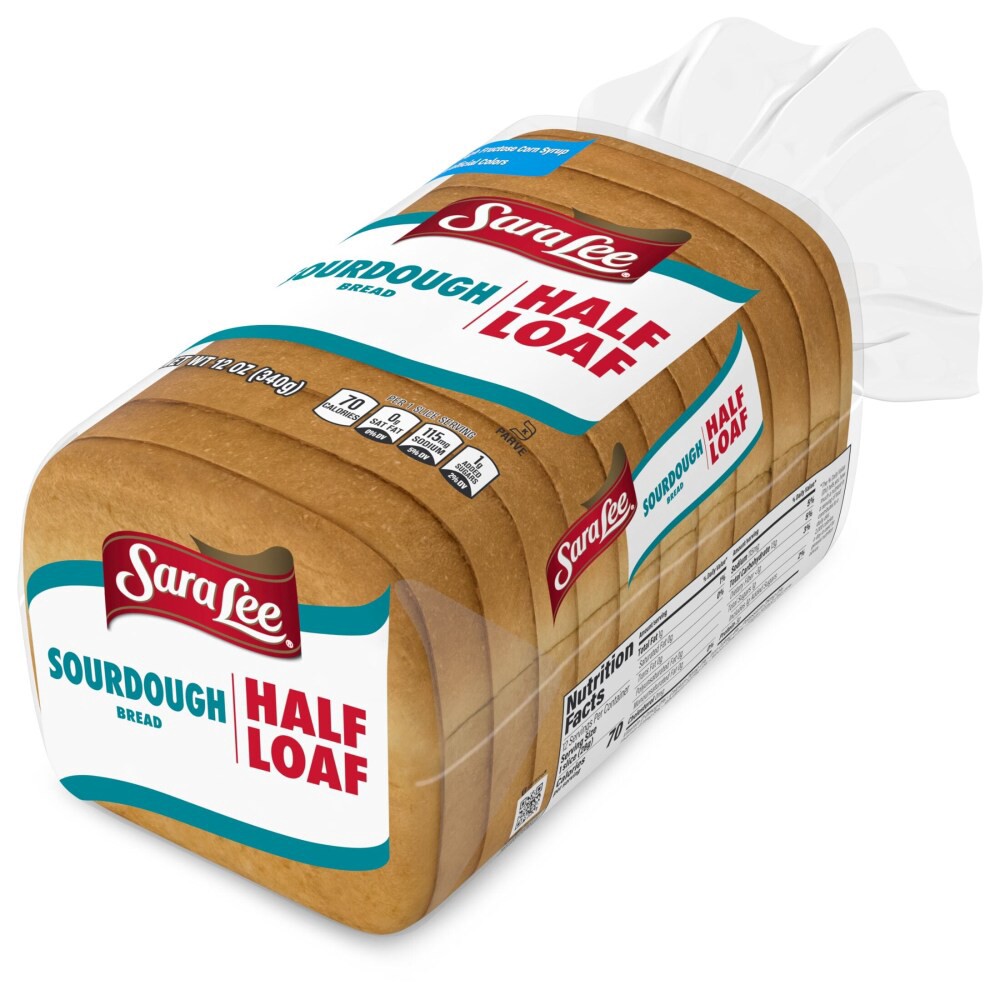 slide 5 of 5, Sara Lee Sourdough Bread, Half Loaf, 12 oz, 12 oz