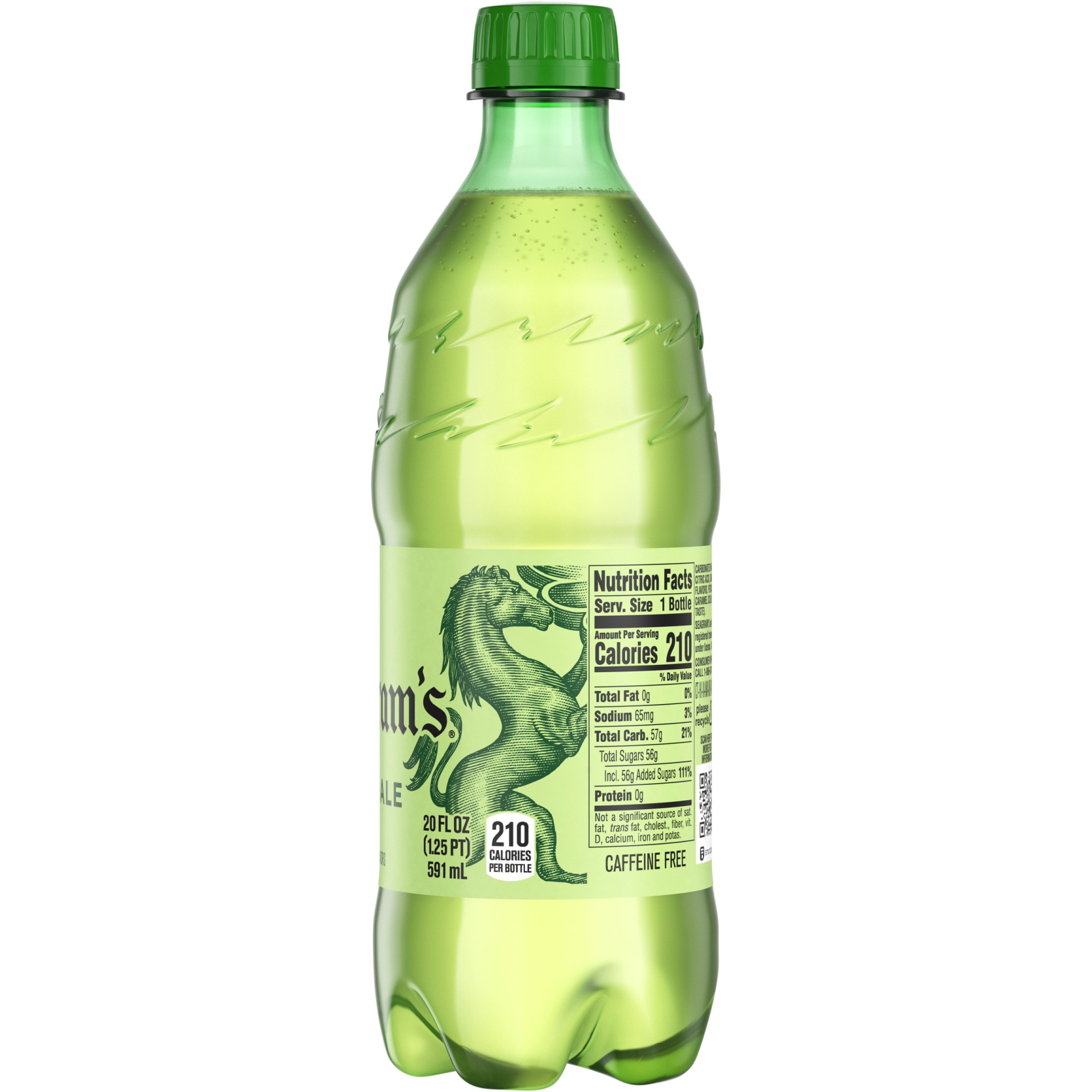 slide 2 of 6, Seagram's Ginger Ale - 20 fl oz, 20 fl oz